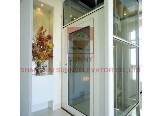 450kg 0.4m / S กระจกแกะสลักลิฟต์โดยสารสำหรับอาคารและบ้าน