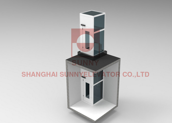 ไฮดรอลิก 1/2/3 Floors Shaftless Lift Pitless Lift บ้านส่วนบุคคลลิฟท์ลิฟท์สําหรับบ้านวิลล่า