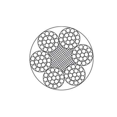 จีน Ungalvanized Steel Wire Rope 6x19+IWR, 1570-1870MPa, 3-46mm, For Lifting & Dragging, High Breaking Load ผู้จัดหา