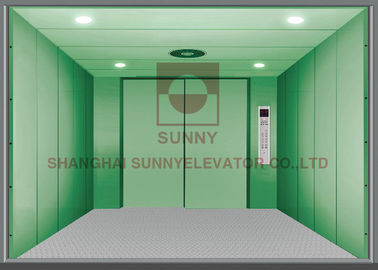 ลิฟท์ขนส่งสินค้าเหล็กทาสีลิฟท์อุตสาหกรรมลิฟท์ความจุ 630 กก. 0.5 ม. / วินาที