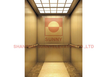 สแตนเลส 304 VVVF ลิฟต์ห้องโดยสารสำนักงานลิฟต์โดยสารลิฟต์
