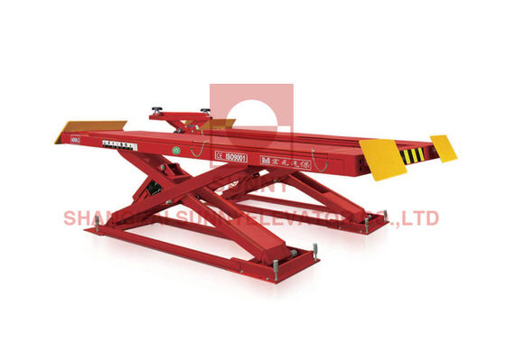 ในกราวด์ Mid Rise Auto Pulley Scissor Lift สำหรับการบำรุงรักษารถยนต์