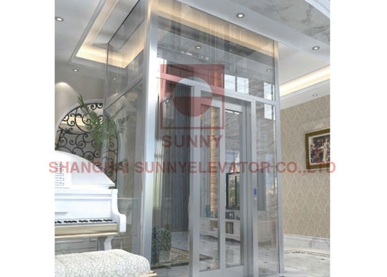 SUS304 Concrete Shaft 0.2m / S ลิฟต์ลิฟต์บ้านกระจกพาโนรามา