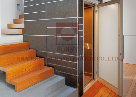 Steel Belt Small Pit Luxury Villa ลิฟต์กำหนดเองด้วยอลูมิเนียมอัลลอยด์