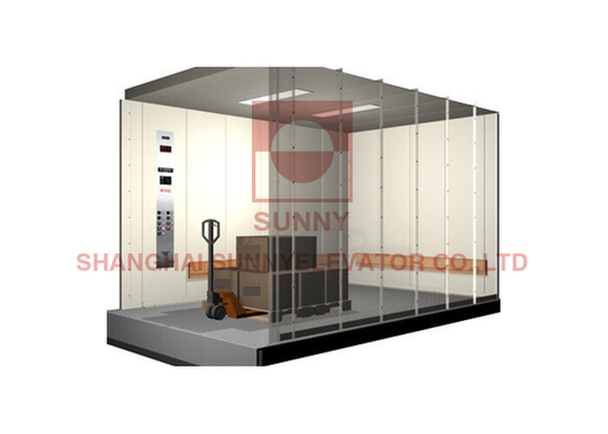1350KG การออกแบบมาตรฐาน สีสแตนเลส Hairline สินค้า Lift Cargo Lift กับ ARD