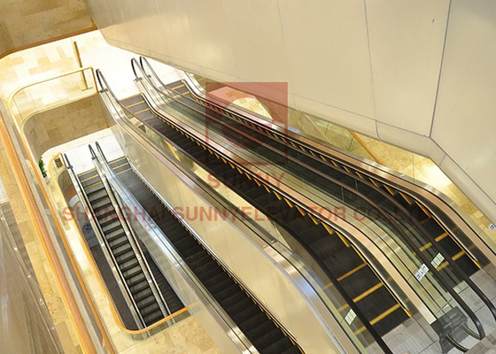 SUNNY ซีรี่ย์ รถขนส่งสาธารณะ Escalator ด้วยมือจับแก้วสําหรับการไหลของผู้โดยสารขนาดใหญ่