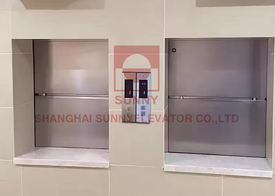 0.4M/S ความปลอดภัย คอมแพคต์ Dumbwaiter ลิฟท์สําหรับร้านอาหารและครัว