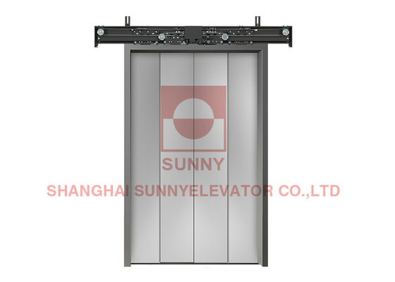 4-Leaf Center Opening Lift Landing Door ระบบการเข้าถึงที่เรียบง่ายและทนทาน