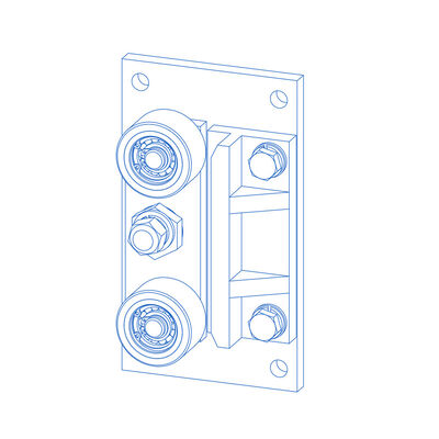 กระเป๋าสตางค์ชักร่องรถยก รองเท้าคู่นําแบบม้วนที่มีวัสดุ PU ส่วนสํารองรถยก