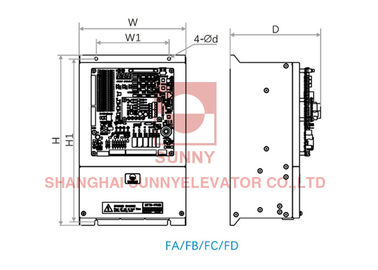 อะไหล่ลิฟท์สำหรับตัวควบคุมลิฟท์แบบบูรณาการเฟสเดียว 200-240V