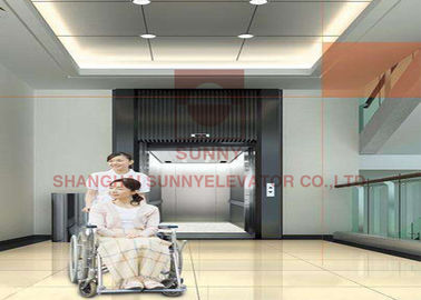 รับน้ำหนักสูงสุด 1600 กก. โรงพยาบาลลิฟท์สแตนเลสเปิดกรอบด้านข้างด้วยการควบคุมมอเตอร์ประตูที่แม่นยำ