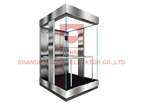 Tetragonal 800kg Safe Camera 360 องศา VVVF Panoramic Lift