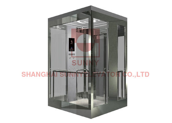 Tetragonal 800kg Safe Camera 360 องศา VVVF Panoramic Lift