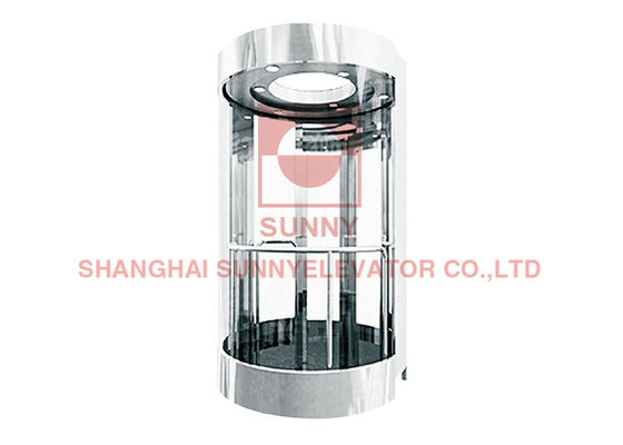 2.0m / S Speed ​​Capsule Panoramic Elevator, ลิฟท์แคปซูลแก้ว 13 ท่าน