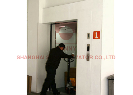 VVVF ระบบควบคุมลิฟต์ MRL Counterweight คลังสินค้า Cargo Lift Machine Roomless