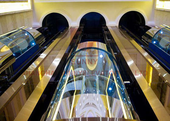 FUJI ลิฟต์ชมวิวแก้ว Tetragonal แบบพาโนรามาที่ทันสมัยพร้อม CE