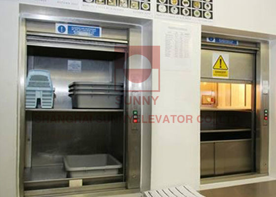ประเภทหน้าต่าง ร้านอาหาร Dumbwaiter ลิฟท์ สินค้าสแตนเลส ลิฟต์