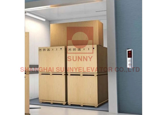 VVVF Drive Freight Elevator ขนาด 1000 กิโลกรัม และออกแบบประตูข้าง