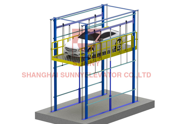 ลิฟท์รถไฟฟ้าสําหรับสถานที่จอดรถขนาดสูงที่ปลอดภัย ลิฟท์สําหรับอาคารสูงต่ํา