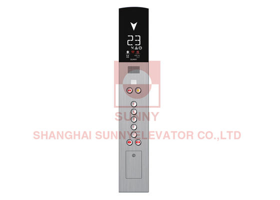Passanger Lift Round Button Elevator COP / Stainless Steel แผงควบคุมลิฟต์ตำรวจสำหรับลิฟต์อะไหล่