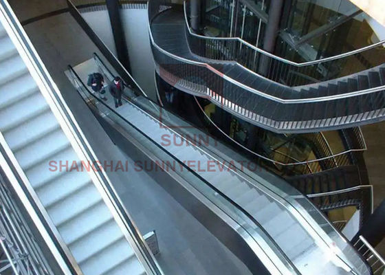 สายบันไดพาณิชย์ VVVF 3 คาสเคด ด้วยโครงสร้างสแตนเลส 304 และความเร็ว 0.5m/s