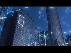 กระจกถัก 6.0m/S 1600kg ศูนย์ลิฟท์ผู้โดยสาร ประตูเปิด