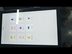 ลิฟต์โรงพยาบาลสแตนเลสสตีลกระจก 1000 กก. ควบคุม VVVF พร้อมไฟ LED